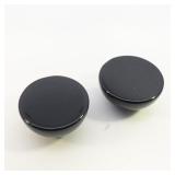 BLACK ONYX - 12.47 tw.ct. Round cabochon cut