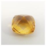 CITRINE - 1.31ct. Square cushion cut