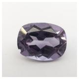 LAB GROWN PURPLE SAPPHIRE - 8.97ct. Rectangular cushion cut