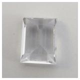 LAB GROWN WHITE SAPPHIRE - 2.93ct. Square cut