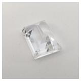 LAB GROWN WHITE SAPPHIRE - 2.93ct. Square cut