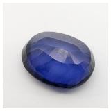 LAB GROWN BLUE SAPPHIRE - 10.55ct. Oval brilliant cut