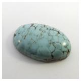 TURQUOISE - 3.08ct. Oval cabachon cut