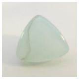 GREEN OPAL - 3.35ct. Triangle Cabochon cut