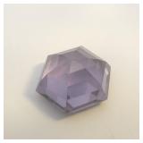 LAB GROWN COLOR CHANGE SAPPHIRE - 8.33ct. Hexagonal brilliant cut