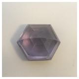 LAB GROWN COLOR CHANGE SAPPHIRE - 8.33ct. Hexagonal brilliant cut