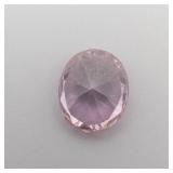 LAB GROWN PINK SAPPHIRE - 7.73ct. Oval brilliant cut