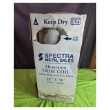 Spectra Metal Sales Aluminum Trim Coil Flashing - White - 24" x 50