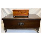 Cedar Chest from Continental Desk Company and Mini Cedar Chest