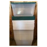 21 Sterilite Storage Totes #4- 56Qt.