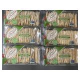 AZ 4 - Set of 6 Packaged La Panzanella Roasted Garlic Artisanal Crackers