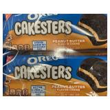 Pack of 8 Oreo Cakesters with Peanut Butter Flavor Cream - Soft Snack Cakes