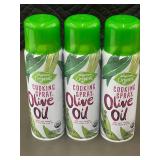 Set of 3 Wegmans Organic Olive Oil Cooking Spray - 5oz Each