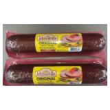 2 back - Johnsonville Original Summer Sausage - 20 oz - Pack of 2