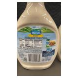 FL 5 - Set of 2 Bottles Hidden Valley Ranch Light Dressing - 24 FL OZ Each