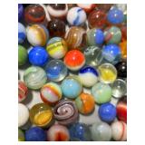 Vintage & Antique MARBLES - Popeyes, Slags, Akro, Bumble Bee, Corkscrews, Shooters & More