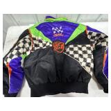 Vintage ARCTIC CAT Team Arctic Racing Snowmobile Jacket Coat Checkered Flag Mens L