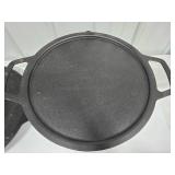 Solo Stove Grill Top w/2 Cast Iron Cooking Pans