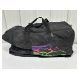 Vintage Arctic Cat ArcticGear Snowmobile Duffle Bag Black w/ Neon Print Team Arctic