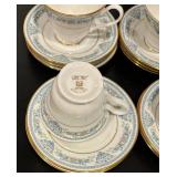 Tea Time! Oxford Bone China Lenox China Inc "Fontaine" Cups and Saucers