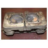 Collection of Engine Components - Valve Covers and Cylinder Heads