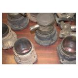 Collection of 8 Used Engine Cylinders and Components