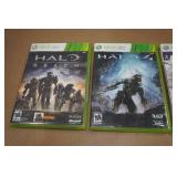 *4* XBOX 360 Games -Halo 4, Ghost Recon, Rage