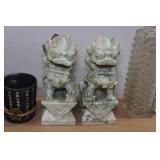 Decorative Collectables - Vases, Oriental Lions