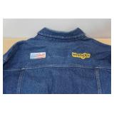 Denim Jacket with Pins and Patches - Boys XL