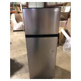 Vissani 7.1 cu. ft. Top Freezer Refrigerator in Stainless Steel Look Customer Returns See Pictures