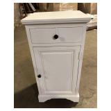 SAFAVIEH Jett White Storage Cabinet    Customer Returns See Pictures