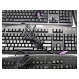 Dell Black Wired key Boards ** Approximately 12 Key Boards **