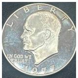 1977-S Gem Proof Clad Eisenhower Dollar