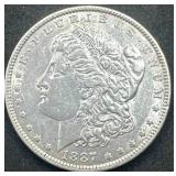 1887 Morgan Silver XF/AU ondition