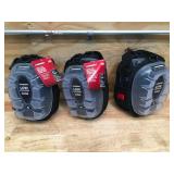 Lot of 3 - Pairs of Husky Soft Cap Gel/Foam Stabilizer Knee Pads