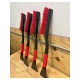 SIMONIZ Lot of 4-  24" Snow Brushes with Scraper