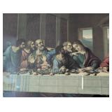 Vintage Framed Last Supper Print