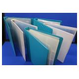 5 3 RING BINDERS / PLASTIC CARD PAGES