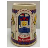 Case Of 12 Budweiser San Juan Puerto Rico Mugs