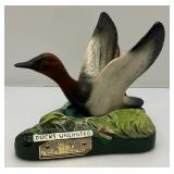 Vintage Ducks Unlimited Canvas Back  Jim Beam Decanter (Empty)