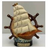 Misc. Beam Nautical Themed Decanters Including Ship & Mermaids (Empty)