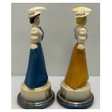 1983 Jim Beam Gibson Girl Decanters (Empty)