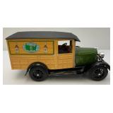 Jim Beam Woodie Wagon (Green) & Limited Edition 1910 Oidsmobile Car Decanters (EMPTY)