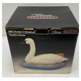 1991 Ducks Unlimited Beam Tundra Swan Decanter (Empty) In Original Box