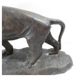 Vintage Barye Lion Metal Sculpture - Kingston