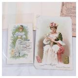 Vintage Ephemera - Victorian Trading Cards, Post Cards, Holiday Cards, Etc.