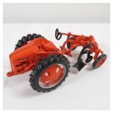 Grouping of 2 Diecast Orange Allis Chalmers 1/16 Tractors 1948 Replica