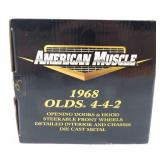 Ertl Collectibles American Muscle 1/18 Olds 4-4-2 Limited Edition Black 10 Years