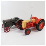 2 Case Tractors - Ertl Case 600 and 1998 Case "L" 1/16 Scale