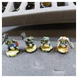 Warhammer 40K Miniatures - 2 cases Hand Painted